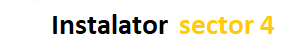 instalator sector 4